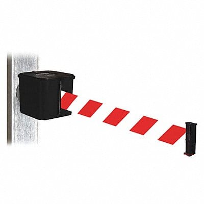 Belt Barrier Blk Red/White Belt 15 ft L