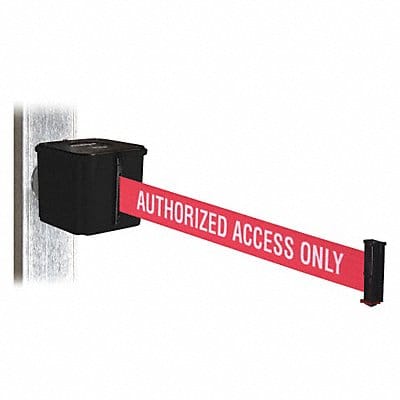 Belt Barrier Authorized Access Only 4inH