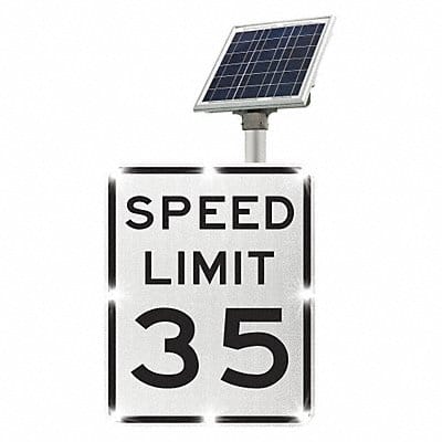 LED Traffic Sign Speed Limit 35 30 x24