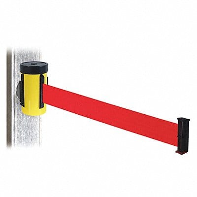 Belt Barrier Ylw Magnet Red Belt 10ft. L