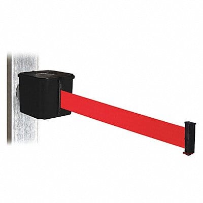 Belt Barrier Blk Magnet Red Belt 15ft. L