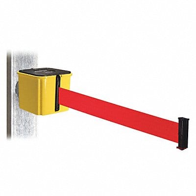 Belt Barrier Ylw Magnet Red Belt 20ft. L