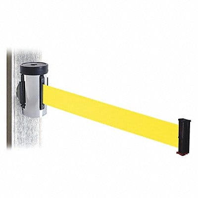 Belt Barrier Satin SS Yellow Belt 10ft.L