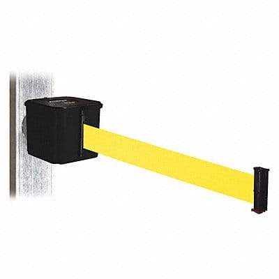 Belt Barrier Blk Magnet Ylw Belt 20ft. L