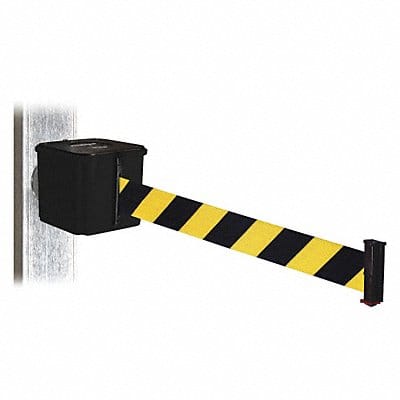 Belt Barrier Magnet Blk/Ylw Belt 15ft. L