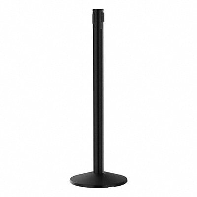 Belt Barrier Receiver Post Black PVC