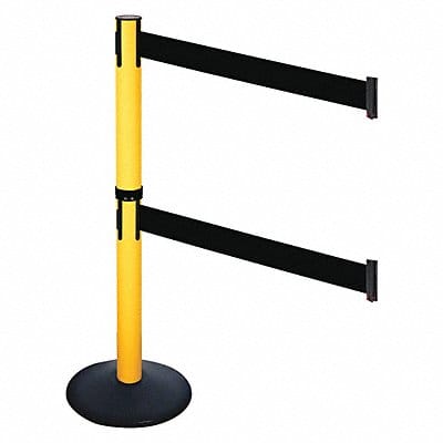 Barrier Post Black Belt 10 ft Belt L