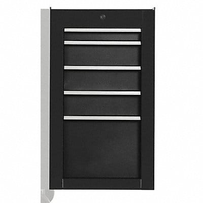 High Gloss Black Heavy Duty Side Cabinet