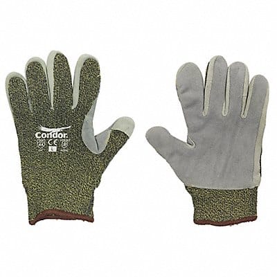 Leather Gloves Green 2XL PR