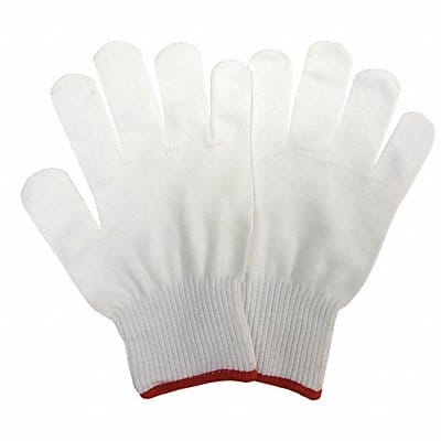 J4936 Knit Gloves White S PK12