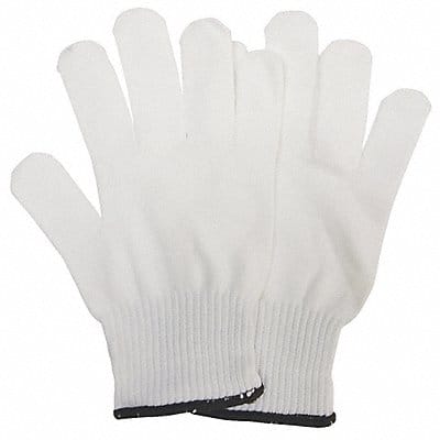 J4936 Knit Gloves White L PK12