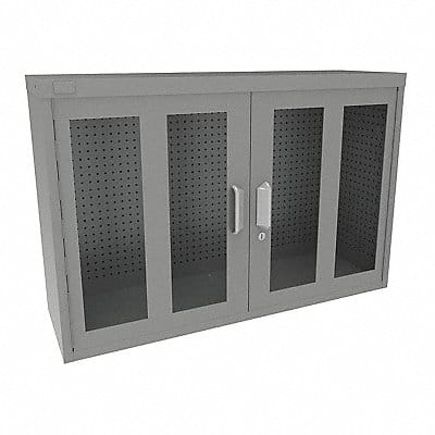 Pegboard Wall Cabinet 30 x45 x14 Gray