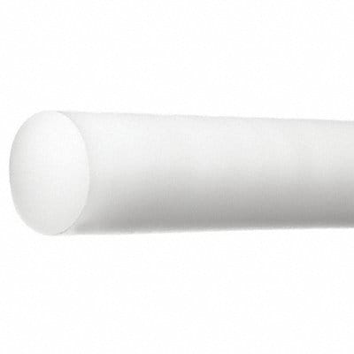 Plastic Rod PTFE 1/4 Dia 4ftL White