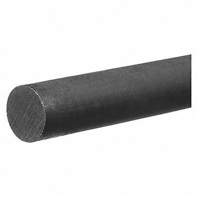 K6458 PlsticRod AcetalCopolym 1/4 Dia 6ftL Blk