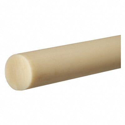 Plastic Rod ABS 3/4 Dia 6ftL Beige