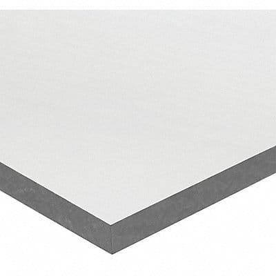 Rectangle PVC T1 1 x12 0.5 T Gray Opque