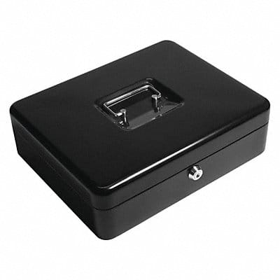 Cash Box Compartments 9 2-1/4 in H