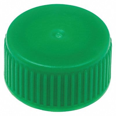 Cap 22 mm Dia Green PK500