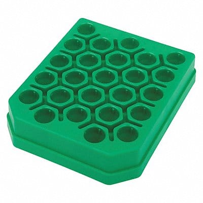 Centrifuge Tube Rack Green 15cm L PK5