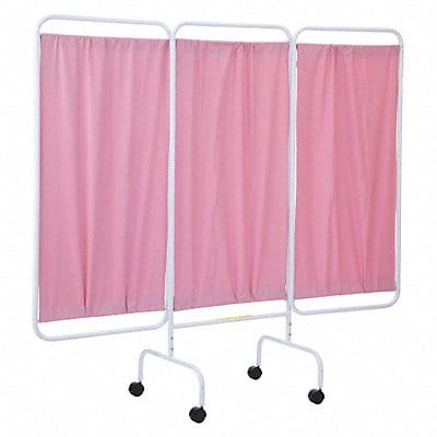 Privacy Screen 3 Panel 69inH Mauve