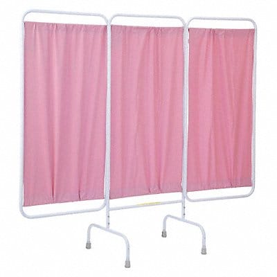 Privacy Screen 3 Panel 67inH Mauve