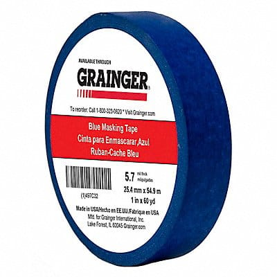 Masking Tape 1 W 60 yd L Blue