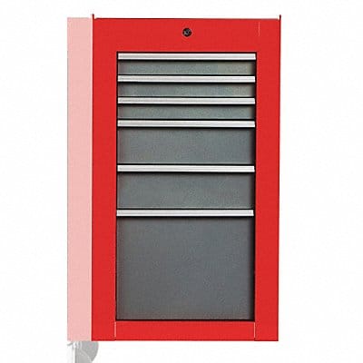 High Gloss Red Heavy Duty Side Cabinet