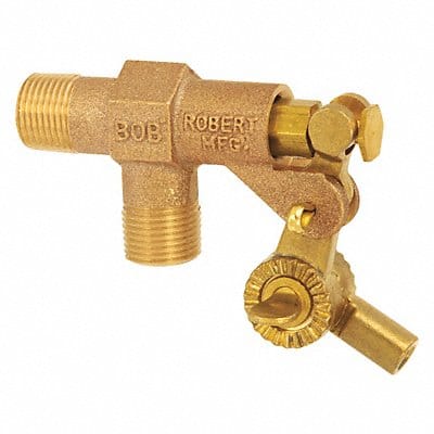 Float Valve 1/2 in Pipe Brass MNPT