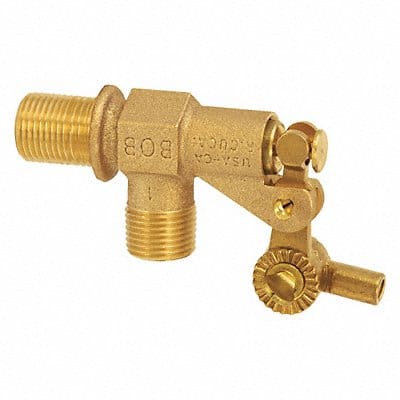 Float Valve 3/4 in Bulkhead Brass MNPT