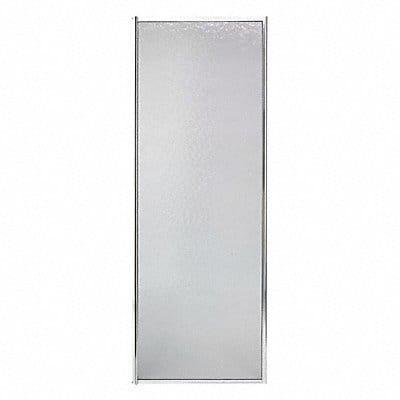 Shower Door Silver Pivot 64 in