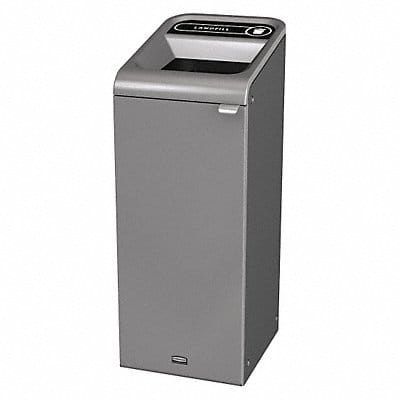 Recycle Container Rectangle 15 gal Gray