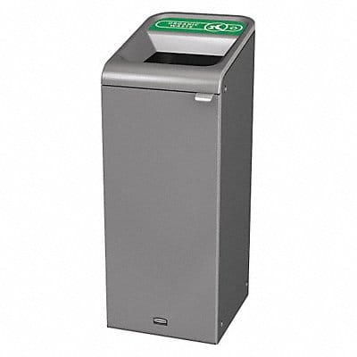 Recycle Container Rectangle 15 gal Gray