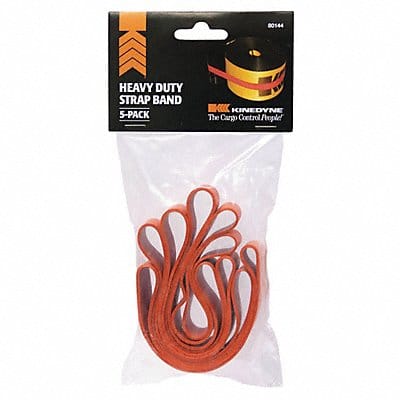 Heavy Duty Strap Band Orange 7 in L PK5