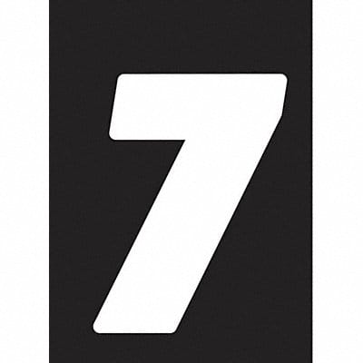 Number Label Wht 5-1/2 in H No 7 PK3