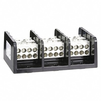 Power Distr Block Al/Cu 600V AC/DC