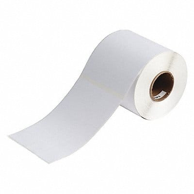 Label Roll 4-9/64 W White Die Cut - Tag