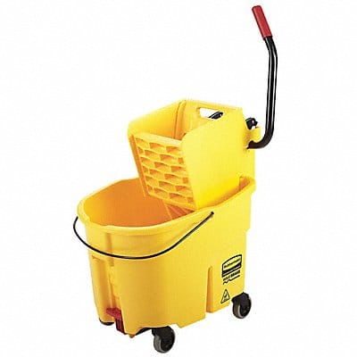 Mop Bucket and Wringer Yellow 8 3/4 gal