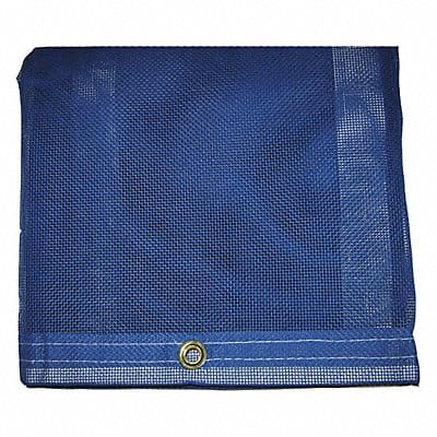 Mesh Tarp Blue 14 x 24 ft Cut Size