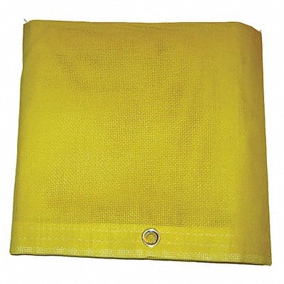 Mesh Tarp Yellow 6 x 8 ft Cut Size