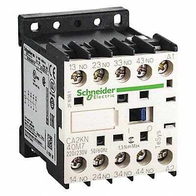 Control Relay 600Vac 10Amp Iec +Options