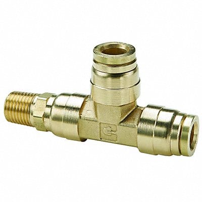 Swivel Male Run Tee Brass 1.27 in L