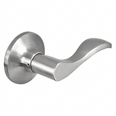 Lever Lockset Satin Nickel Wave Style