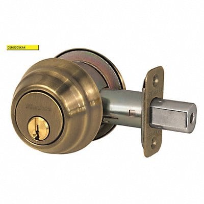 Deadbolt Antique Brass Double Cylinder