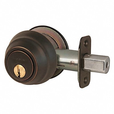 Deadbolt Aged Bronze Double Cylinder