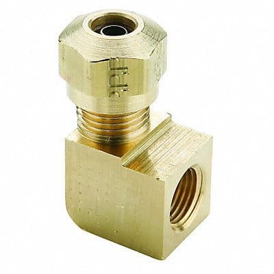 Female Elbow Brass 1/8 in Pipe 0.96 in L