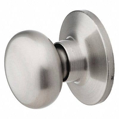 Knob Lockset Biscuit Style Satin Nickel