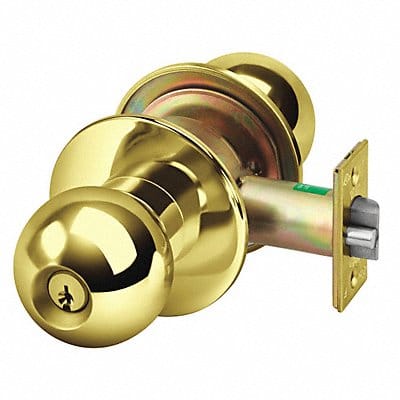 Knob Lockset Mechanical Entrance Grd. 1