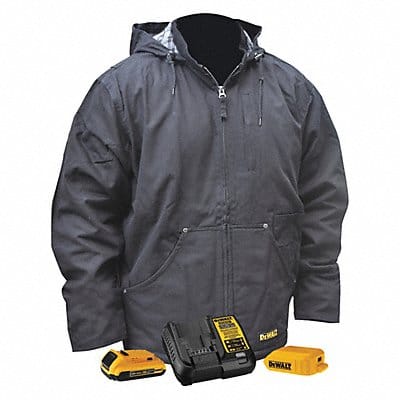 Heated Jacket L Mens Black