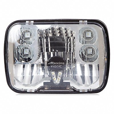 Headlight 500 lm 3-45/64 W LED Black