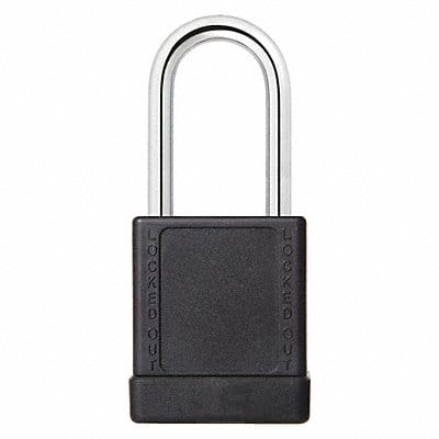 Lockout Padlock KA Black 2 H PK6